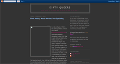 Desktop Screenshot of dirtyqueersblog.blogspot.com