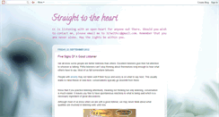 Desktop Screenshot of heart2heartwithcc.blogspot.com