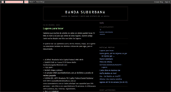 Desktop Screenshot of bandasuburbana.blogspot.com