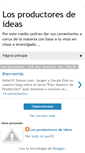 Mobile Screenshot of losproductoresdeideas.blogspot.com