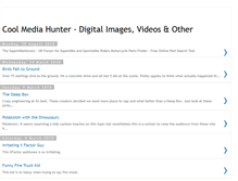 Tablet Screenshot of coolmediahunter.blogspot.com