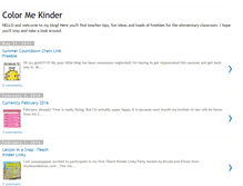 Tablet Screenshot of colormekinder.blogspot.com