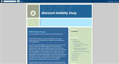 Desktop Screenshot of discount-mobility-shop.blogspot.com