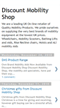Mobile Screenshot of discount-mobility-shop.blogspot.com