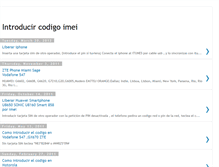 Tablet Screenshot of introducircodigoimei.blogspot.com