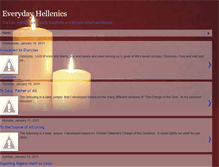 Tablet Screenshot of everydayhellenics.blogspot.com