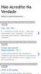 Mobile Screenshot of naoacreditenaverdade.blogspot.com