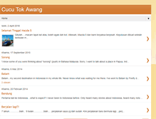 Tablet Screenshot of cucutokawang.blogspot.com