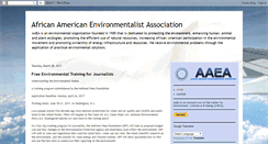 Desktop Screenshot of aaenvironment.blogspot.com