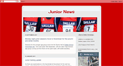 Desktop Screenshot of dallamjuniortraining.blogspot.com