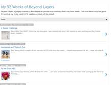 Tablet Screenshot of mybeyondlayers.blogspot.com
