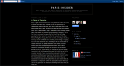 Desktop Screenshot of paris-insider.blogspot.com