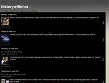 Tablet Screenshot of historywithmra.blogspot.com