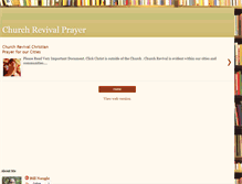 Tablet Screenshot of churchrevivalprayer.blogspot.com
