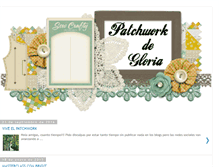 Tablet Screenshot of gloria-patchwork.blogspot.com