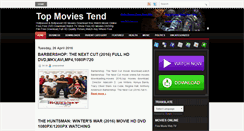 Desktop Screenshot of movietends.blogspot.com