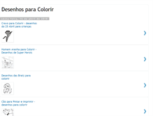 Tablet Screenshot of desenhosparacolorir1.blogspot.com