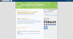 Desktop Screenshot of inclusionsocialextremadura.blogspot.com