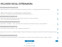 Tablet Screenshot of inclusionsocialextremadura.blogspot.com