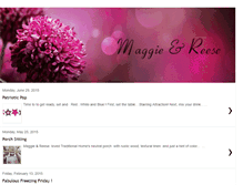 Tablet Screenshot of maggieandreese.blogspot.com