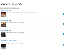 Tablet Screenshot of mikefurnituresale.blogspot.com