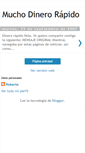 Mobile Screenshot of muchodinerorapido.blogspot.com