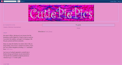 Desktop Screenshot of cutiepie-pics.blogspot.com