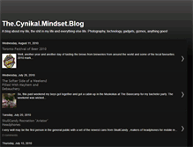 Tablet Screenshot of cynikalmindset.blogspot.com