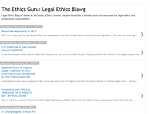 Tablet Screenshot of ethicsguru.blogspot.com