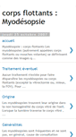 Mobile Screenshot of corps-flottants.blogspot.com