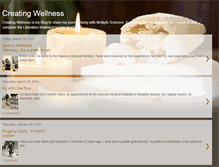 Tablet Screenshot of creatingwellness-holly.blogspot.com