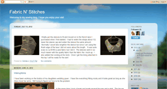 Desktop Screenshot of fabricnstitches.blogspot.com