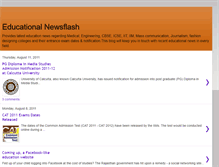 Tablet Screenshot of educational-newsflash.blogspot.com