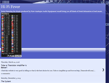 Tablet Screenshot of hifi-fever.blogspot.com
