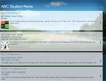 Tablet Screenshot of abcstudentnews.blogspot.com