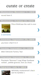 Mobile Screenshot of curateorcreate.blogspot.com
