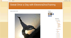 Desktop Screenshot of eleonoradivatraining.blogspot.com