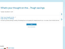 Tablet Screenshot of hugh-savings-on-your-wedding.blogspot.com