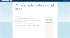 Desktop Screenshot of goteras-en-el-techo.blogspot.com