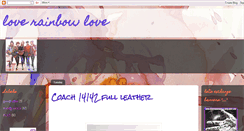 Desktop Screenshot of loverainbowlove.blogspot.com