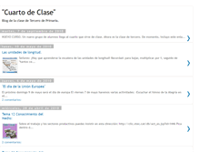 Tablet Screenshot of cuartodeclase.blogspot.com