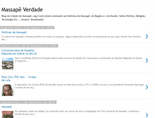 Tablet Screenshot of massapeverdade.blogspot.com