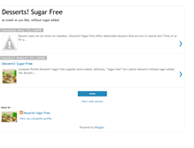 Tablet Screenshot of dessertsugarfree.blogspot.com