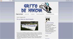 Desktop Screenshot of gritodehincha.blogspot.com