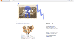 Desktop Screenshot of mcaddesignclub.blogspot.com