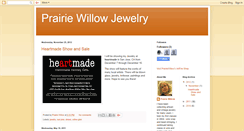 Desktop Screenshot of prairiewillowjewelry.blogspot.com