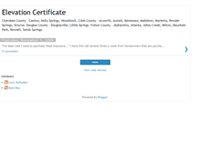 Tablet Screenshot of elevationcertificatedlm.blogspot.com