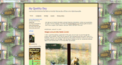 Desktop Screenshot of myqualityday.blogspot.com