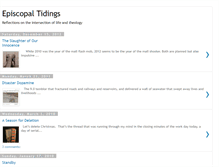 Tablet Screenshot of episcopaltidings.blogspot.com