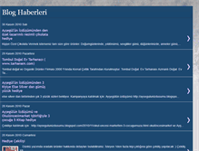 Tablet Screenshot of bloglardanhaberler.blogspot.com